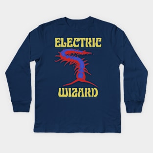 Electric Wizard Chilopoda Fanart Kids Long Sleeve T-Shirt